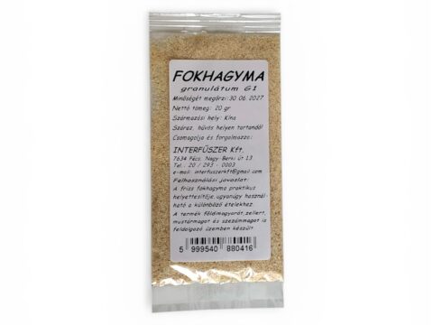 íz-tár fokhagyma granulátum gm