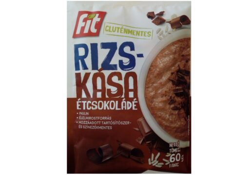 FIT REGGELI RIZSKÁSA ÉTCSOKOLÁDÉVAL 60 G GM.