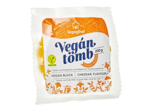 VEGANCHEF VEGÁN TÖMB CHEDDAR ÍZŰ 200 G GM