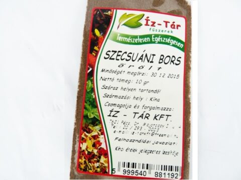ÍZ-TÁR SZECSUÁNI BORS ŐRÖLT 10 G