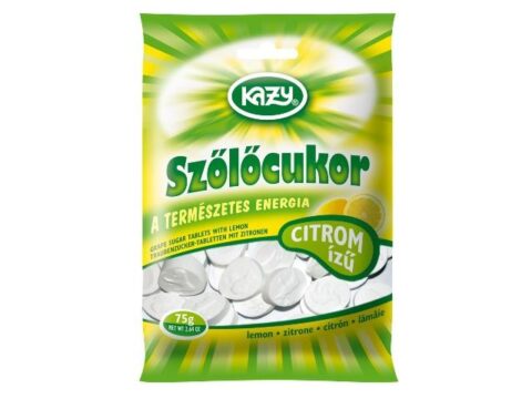 Kazy szőlőcukor citromos 75 g