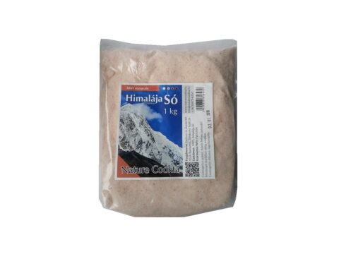 NATURE COOKTA HIMALÁJA SÓ 1 KG SÖTÉT RÓZSASZÍN