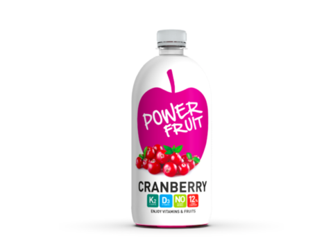 POWER FRUIT VÖRÖSÁFONYA 750 ML