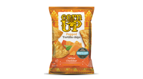 Cornup Tortilla Chips Yellow Cheddar 60g