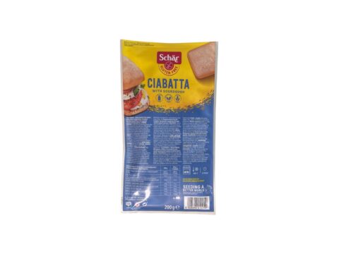 SCHAR CIABATTA ELŐSÜTÖTT ZSEMLÉK GLUTÉNMENTES